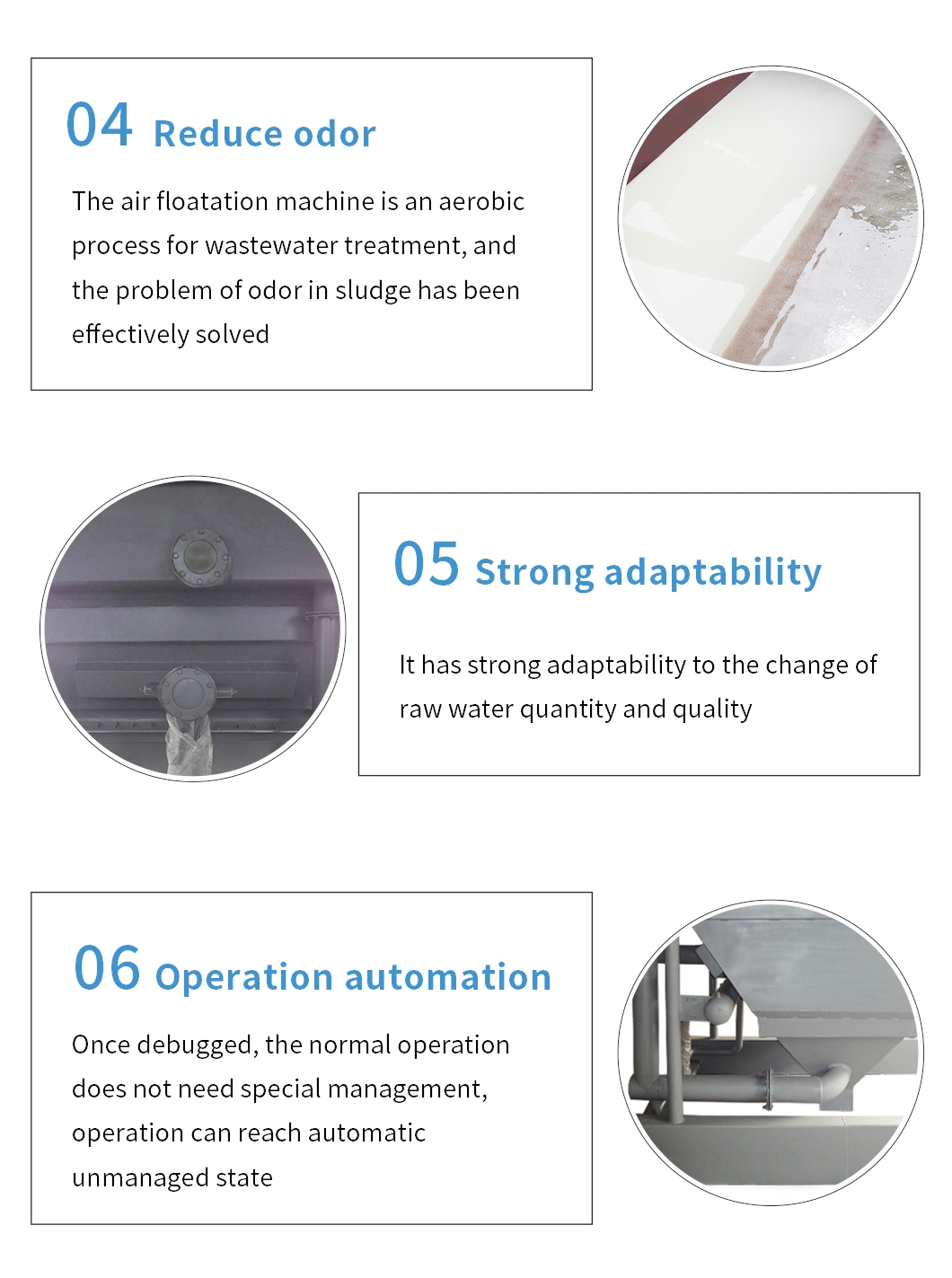 Solid Liquid Clarifier Chemical Reaction Device with Daf Tank Dissolved Air Flotation for Beer Factory Industry