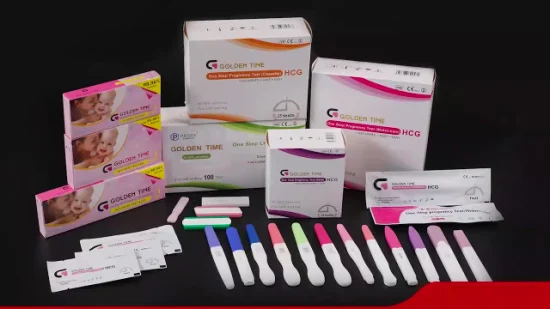 Kit de test de grossesse HCG, test rapide de diagnostic en une étape