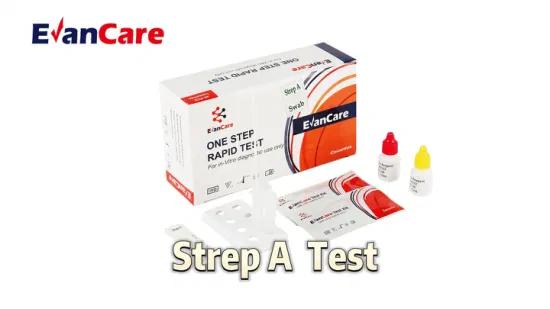 Kit de test rapide d'antigène précis, utilisation domestique, Strep rapide, Cassette de Test avec CE